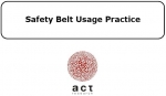 Safety Belt Usage Practice